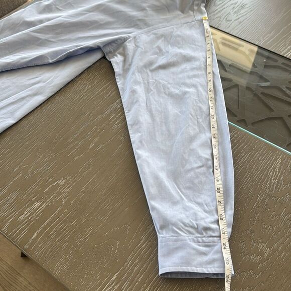 Ralph Lauren Classic Fit Men’s Size Large 16 34/35 Blue Casual Button Down Shirt - Picture 9 of 12